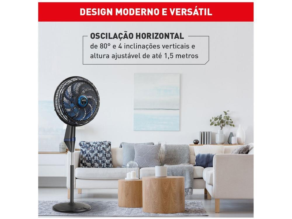 Ventilador de Coluna Arno X-Treme 9 Repelente VE95 40cm 9 Pás 3 Velocidades Preto e Azul Escuro 2720017500 - 8