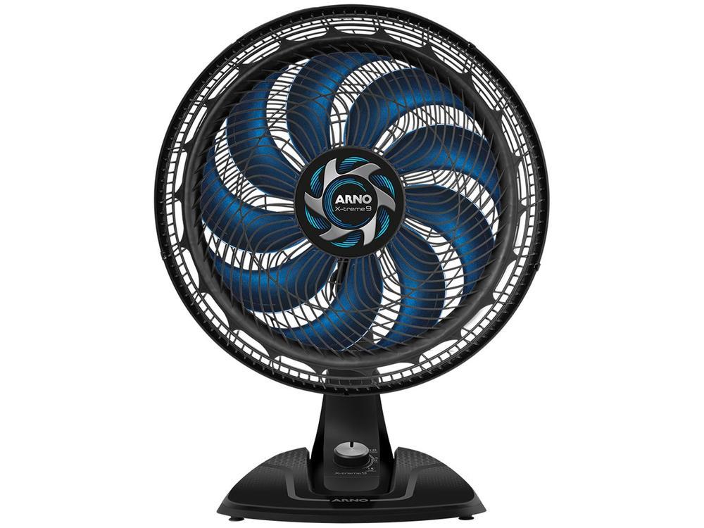 Ventilador de Mesa Arno X-Treme 9 VE90 40cm 9 Pás 3 Velocidades Preto e Azul Escuro 2720017486 - 1