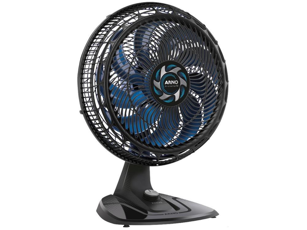 Ventilador de Mesa Arno X-Treme 9 VE90 40cm 9 Pás 3 Velocidades Preto e Azul Escuro 2720017486 - 2