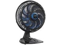 Ventilador de Mesa de Mesa Arno X-Treme 9 Repelente VE95 40cm 9 Pás 3 Velocidades Preto e Azul Escuro 2720017498 - 2
