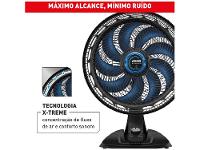 Ventilador de Mesa de Mesa Arno X-Treme 9 Repelente VE95 40cm 9 Pás 3 Velocidades Preto e Azul Escuro 2720017498 - 3