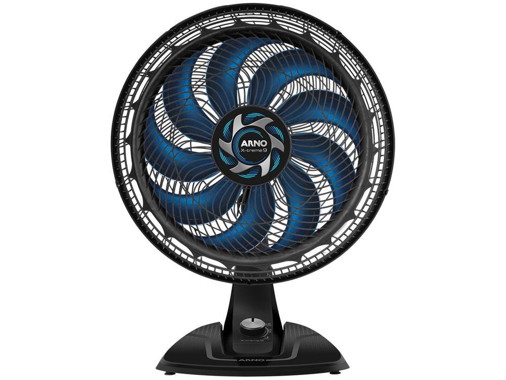 Ventilador de Mesa Arno X-Treme 9 VE90 40cm 9 Pás 3 Velocidades Preto e Azul Escuro 2720017485 - 1