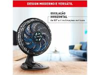 Ventilador de Mesa Arno X-Treme 9 VE90 40cm 9 Pás 3 Velocidades Preto e Azul Escuro 2720017485 - 8