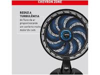 Ventilador de Mesa de Mesa Arno X-Treme 9 Repelente VE95 40cm 9 Pás 3 Velocidades Preto e Azul Escuro 2720017497 - 6