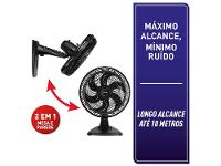 Ventilador 2 em 1 Arno X-Treme 6 VE60 40cm 6 Pás 3 Velocidades Preto 2720017912 - 3
