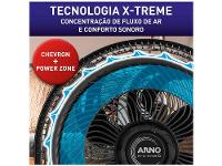 Ventilador 2 em 1 Arno X-Treme 6 VE60 40cm 6 Pás 3 Velocidades Preto 2720017912 - 9
