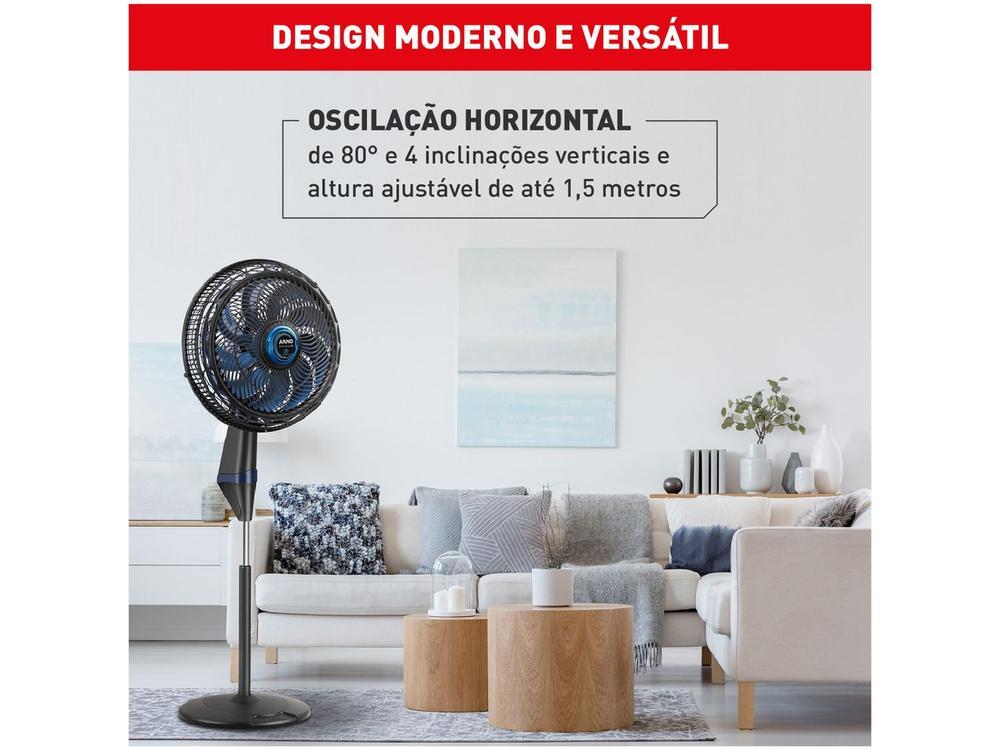 Ventilador de Coluna Arno X-Treme 9 Repelente VE95 40cm 9 Pás 3 Velocidades Preto e Azul Escuro 2720017499 - 8