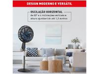 Ventilador de Coluna Arno X-Treme 9 Repelente VE95 40cm 9 Pás 3 Velocidades Preto e Azul Escuro 2720017499 - 8