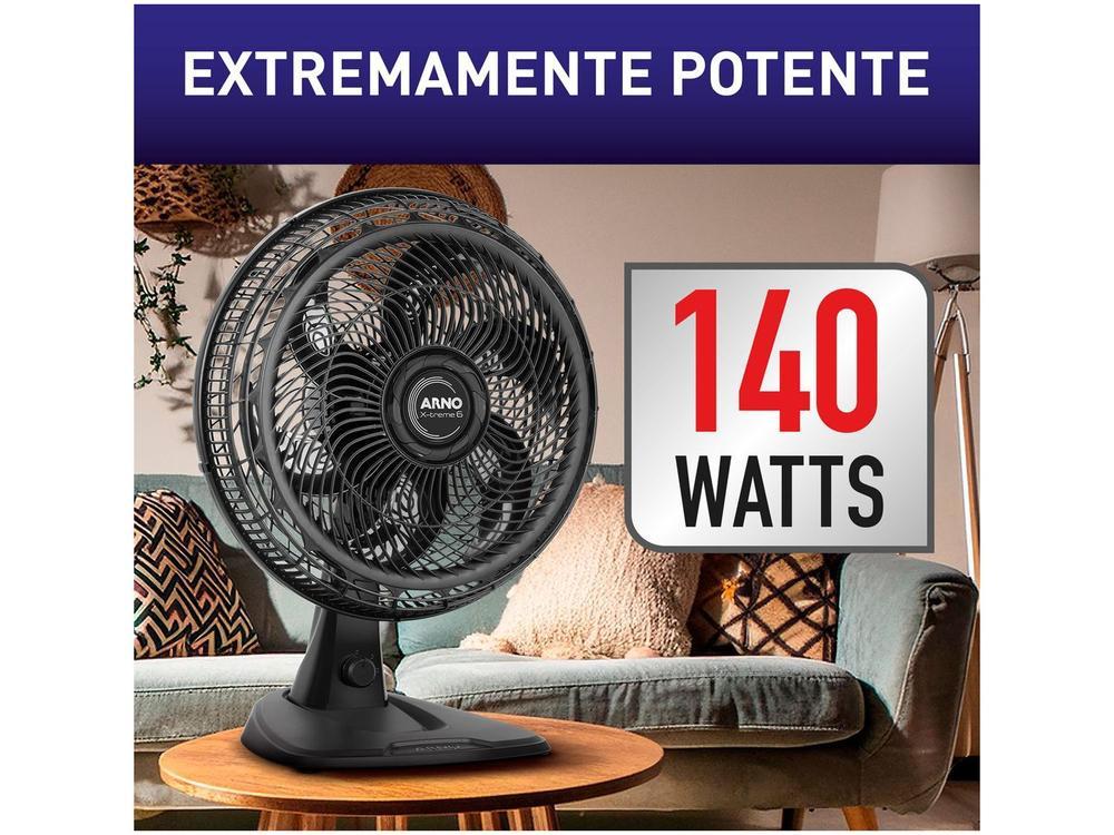 Ventilador 2 em 1 Arno X-Treme 6 VE60 40cm 6 Pás 3 Velocidades Preto 2720017911 - 7