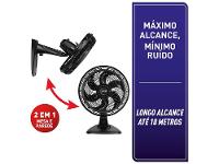 Ventilador 2 em 1 Arno X-Treme 6 VE60 40cm 6 Pás 3 Velocidades Preto 2720017911 - 3