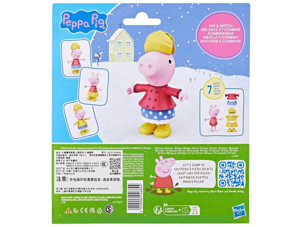 Boneca Peppa Pig Estilos Divertidos com Acessórios - 6