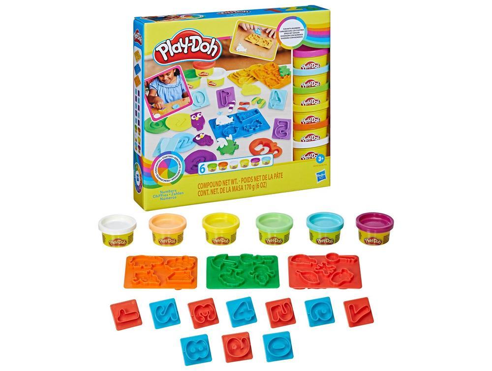 Kit Massinha Play-Doh Números Hasbro com 13 Moldes - 1