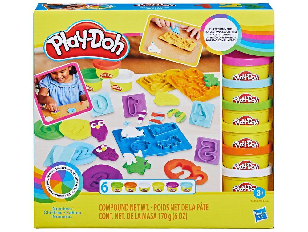 Kit Massinha Play-Doh Números Hasbro com 13 Moldes - 9