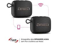 Caixa de Som Aiwa AWS-SP-07-B Bluetooth Portátil 7W USB - 8