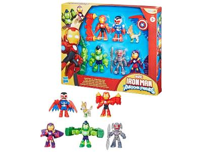 Boneca Iron Man and his Awesome Friends Conjunto