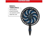 Ventilador de Coluna Arno X-Treme 9 VE9C 40cm 9 Pás 3 Velocidades Preto e Azul Escuro 2720018338 - 5