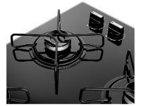 Cooktop 4 Bocas a Gás Consul GLP Preto Superautomático CD060BE - 9