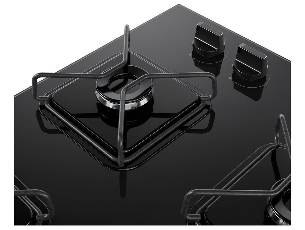 Cooktop 4 Bocas a Gás Brastemp GLP Preto Superautomático BDD61BE - 7