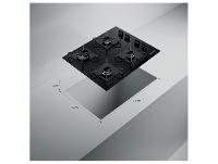 Cooktop 4 Bocas a Gás Brastemp GLP Preto Superautomático BDD61BE - 3