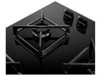 Cooktop 4 Bocas a Gás Brastemp GLP Preto Superautomático BDS62AE - 7