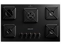 Cooktop 5 Bocas a Gás Brastemp GLP Preto Superautomático BDS75AE - 1