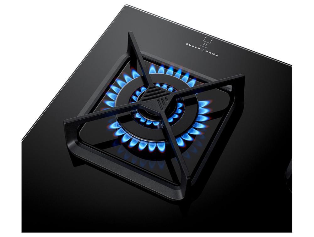 Cooktop 5 Bocas a Gás Brastemp GLP Preto Superautomático BDS85AE - 9