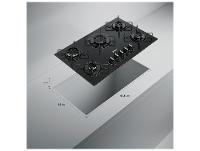 Cooktop 5 Bocas a Gás GLP Consul Preto CDS75AE - 3