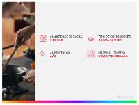 Cooktop 5 Bocas a Gás Brastemp GLP Preto Superautomático BDD75BE - 2