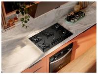 Cooktop 5 Bocas a Gás Brastemp GLP Preto Superautomático BDD75BE - 5