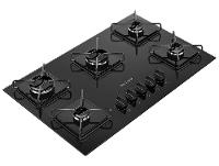 Cooktop 5 Bocas a Gás Brastemp GLP Preto Superautomático BDD75BE - 9