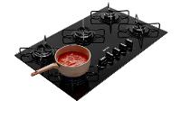 Cooktop 5 Bocas a Gás Consul GLP Preto Superautomático CD075BE - 7