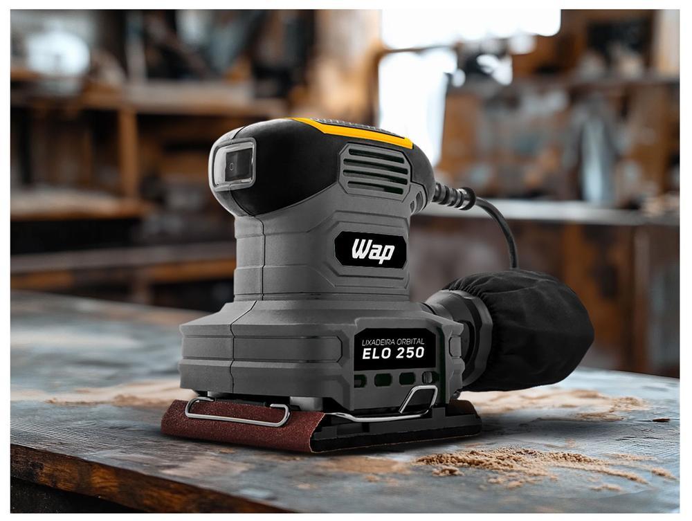 Lixadeira Orbital Wap Elétrica 250W 6 Peças Elo 250 - 3