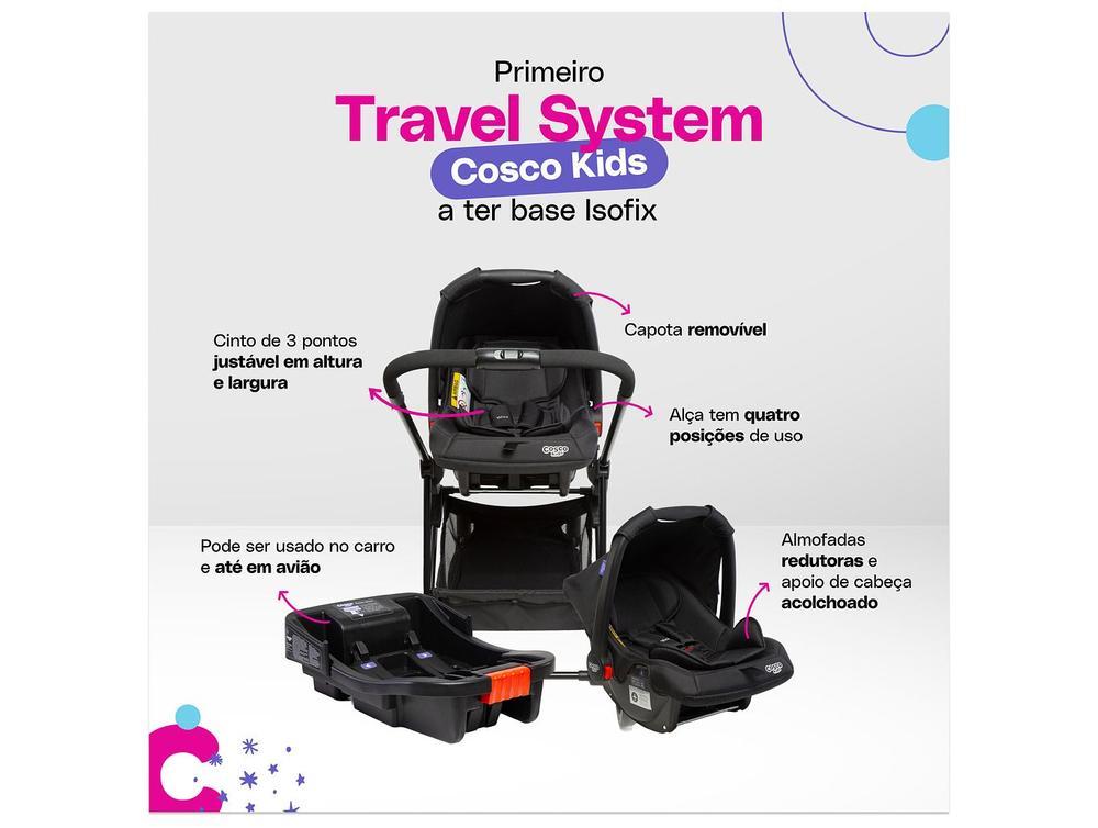 Carrinho de Bebê com Bebê Conforto Cosco Kids Lummy Trio até 22kg - 5