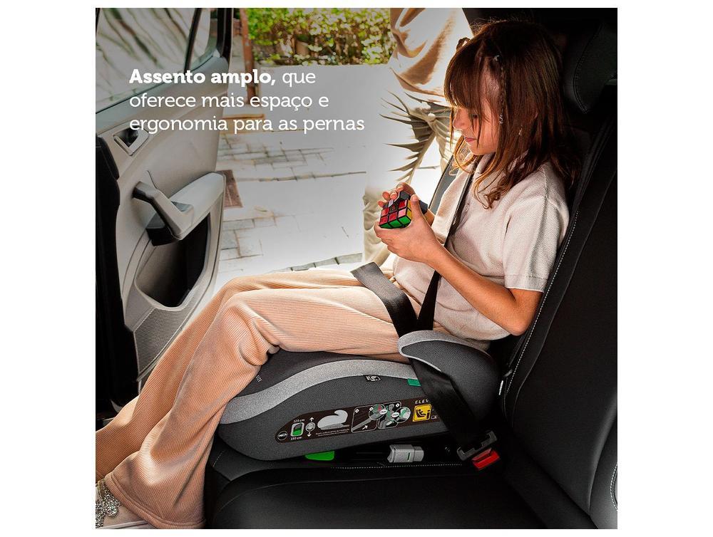 Assento de Elevação Safety 1st Elev i-Size Altura Regulável 15 a 36kg Cinza - 8