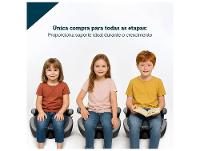 Assento de Elevação Safety 1st Elev i-Size Altura Regulável 15 a 36kg Cinza