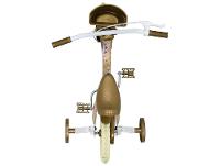 Bicicleta Infantil Aro 12" Track Bikes Arco Íris Bege e Dourado com Cestinha - 5