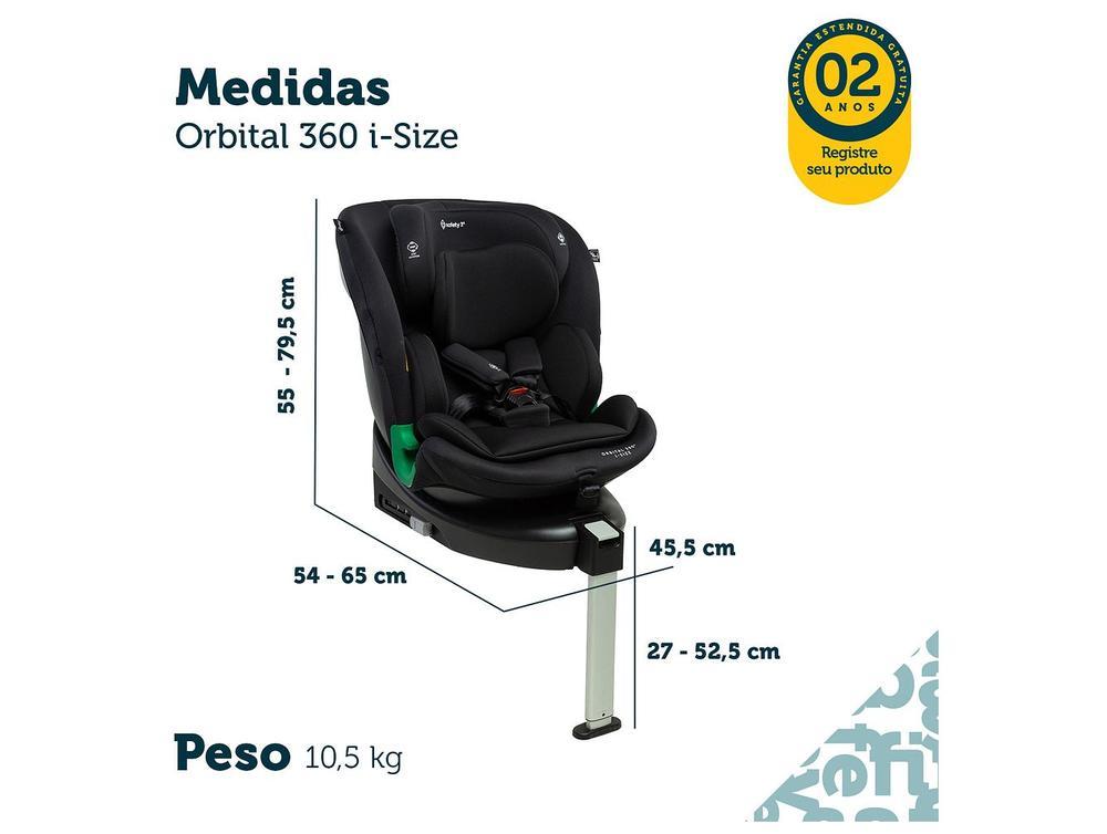 Cadeirinha para Auto com Isofix Safety 1st Orbital 360 i-Size 0 a 13kg Múltiplas Posições - 6