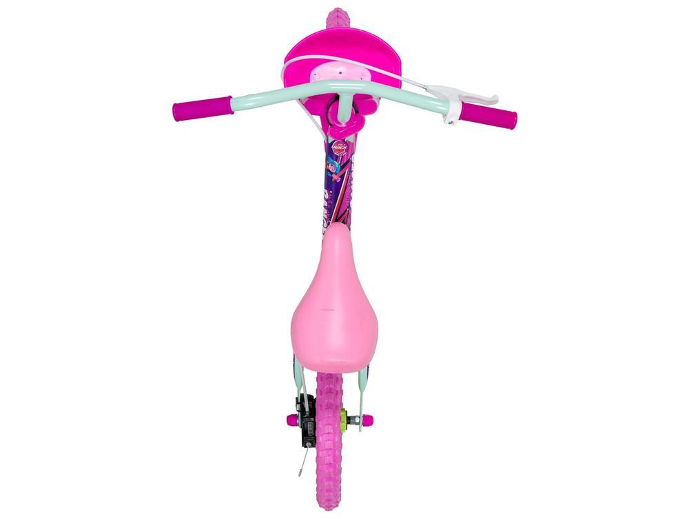 Bicicleta de Equilíbrio Infantil TK3 Track Ranger Verde Menta e Rosa com Cestinha - 5