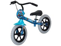 Bicicleta de Equilíbrio Infantil TK3 Track Ranger Azul Zimbro e Preto com Cestinha