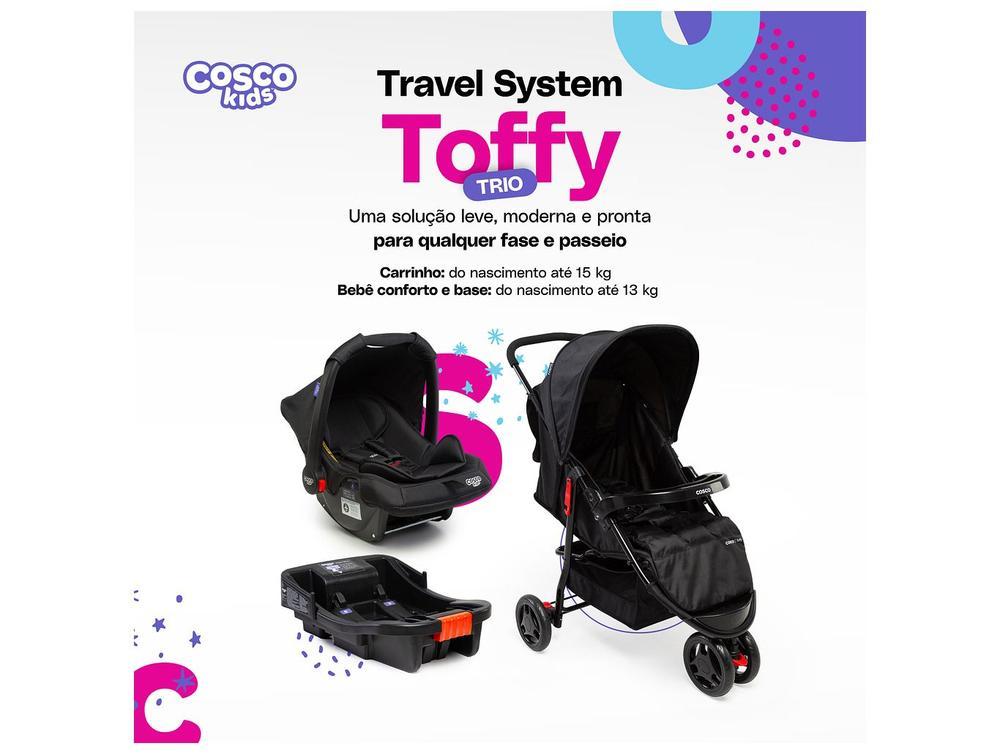 Carrinho de Bebê com Bebê Conforto Cosco Kids Toffy até 15kg - 2