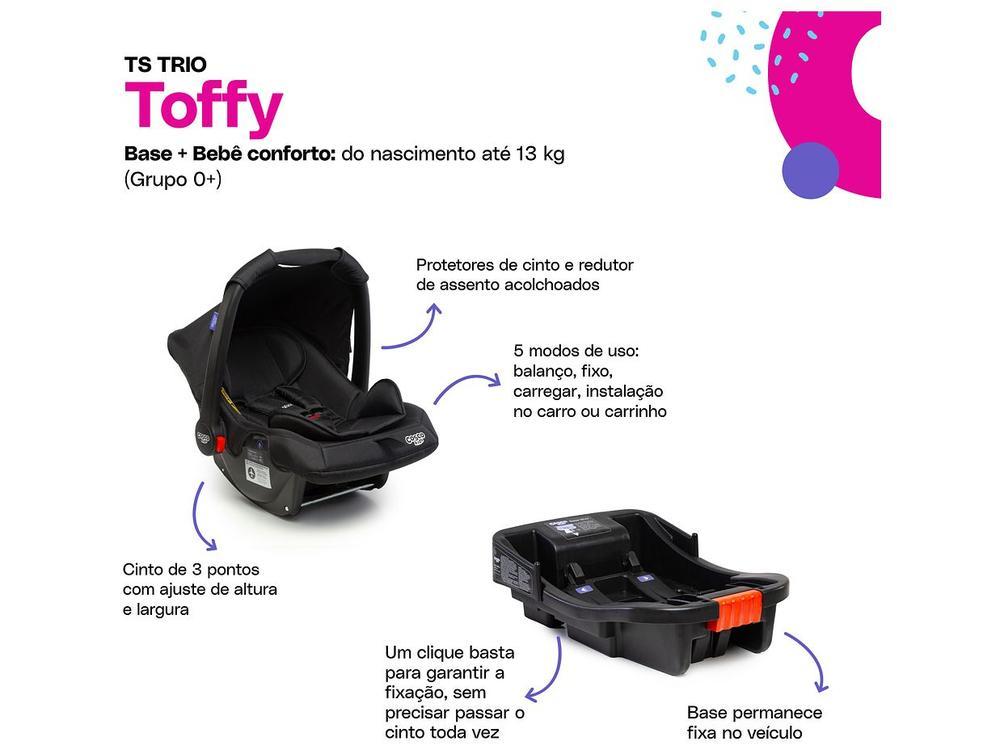 Carrinho de Bebê com Bebê Conforto Cosco Kids Toffy até 15kg - 5