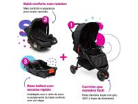 Carrinho de Bebê com Bebê Conforto Cosco Kids Toffy até 15kg - 3