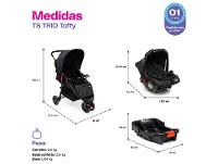 Carrinho de Bebê com Bebê Conforto Cosco Kids Toffy até 15kg - 6