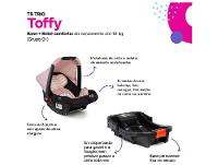 Carrinho de Bebê com Bebê Conforto Cosco Kids Toffy Trio 3 Rodas até 15kg - 5