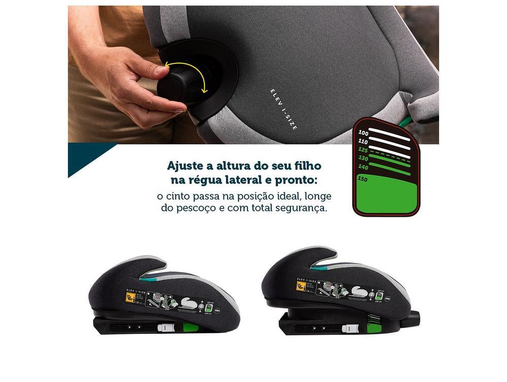 Assento de Elevação Safety 1st Elev i-Size Altura Regulável 15 a 36kg Preto - 3
