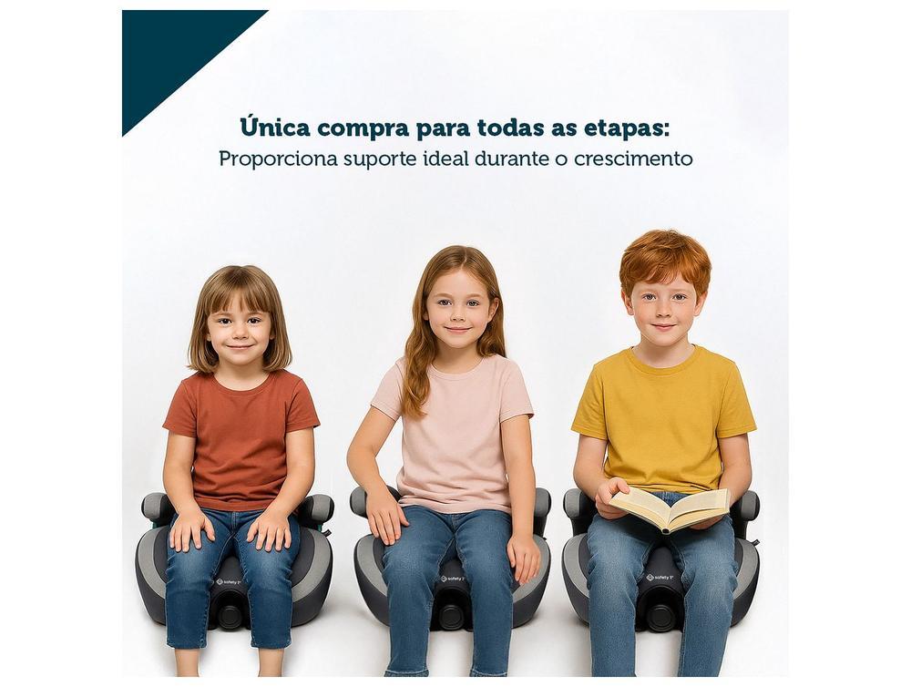 Assento de Elevação Safety 1st Elev i-Size Altura Regulável 15 a 36kg Preto - 4