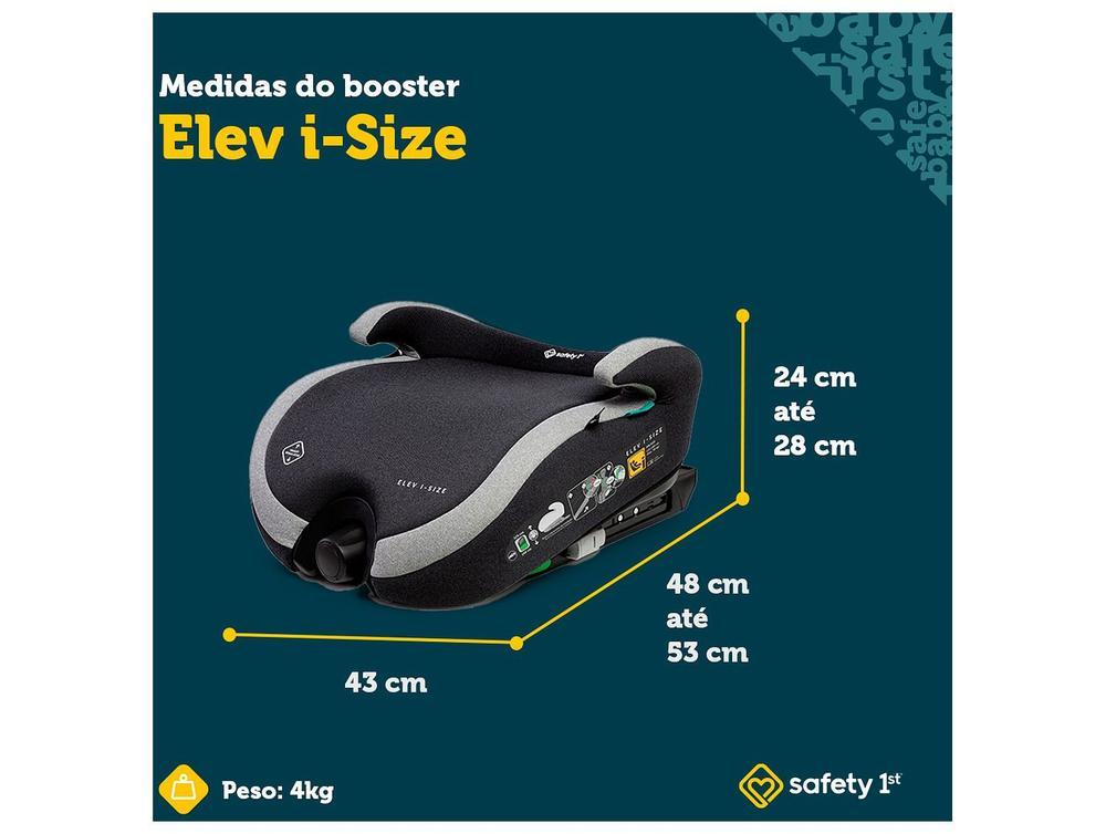 Assento de Elevação Safety 1st Elev i-Size Altura Regulável 15 a 36kg Preto - 9