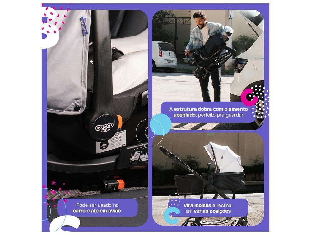 Carrinho de Bebê com Bebê Conforto Cosco Kids Lummy Duo até 22kg - 5