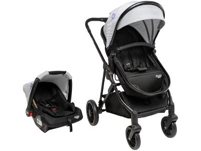 Carrinho de Bebê com Bebê Conforto Cosco Kids Lummy Duo até 22kg