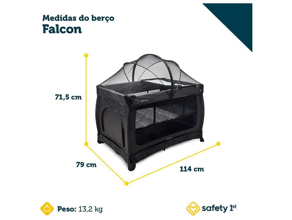 Berço Portátil Safety 1st Falcon com Mosquiteiro até 20kg - 6